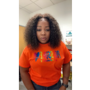 Rainbow Print Pressure Apparel Crew Neck T- Shirt